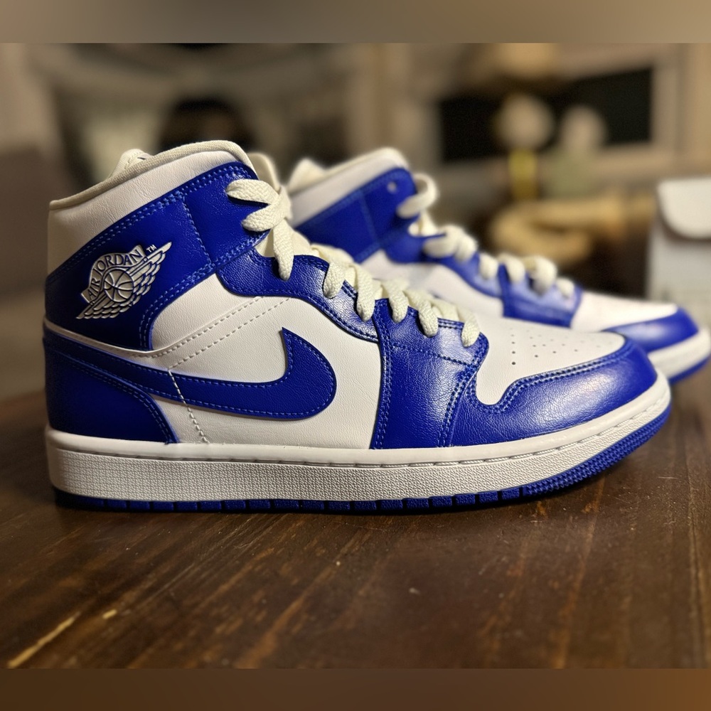 Air Jordan 1 Mid ‘Hyper Royal’ 11Women or 9.5Men